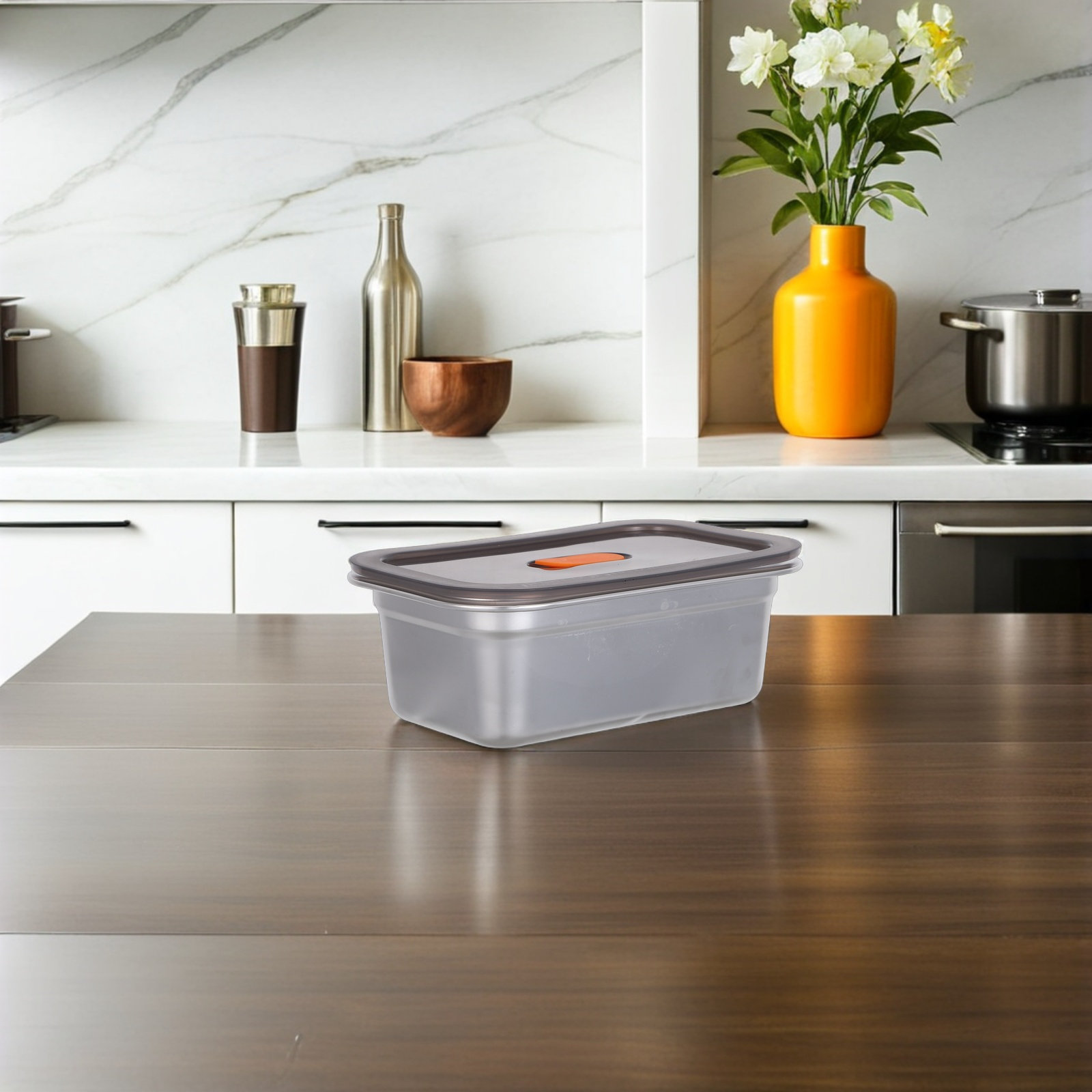 Homemade Food Snacks - Stainless Steel Ice Cream Storage Container