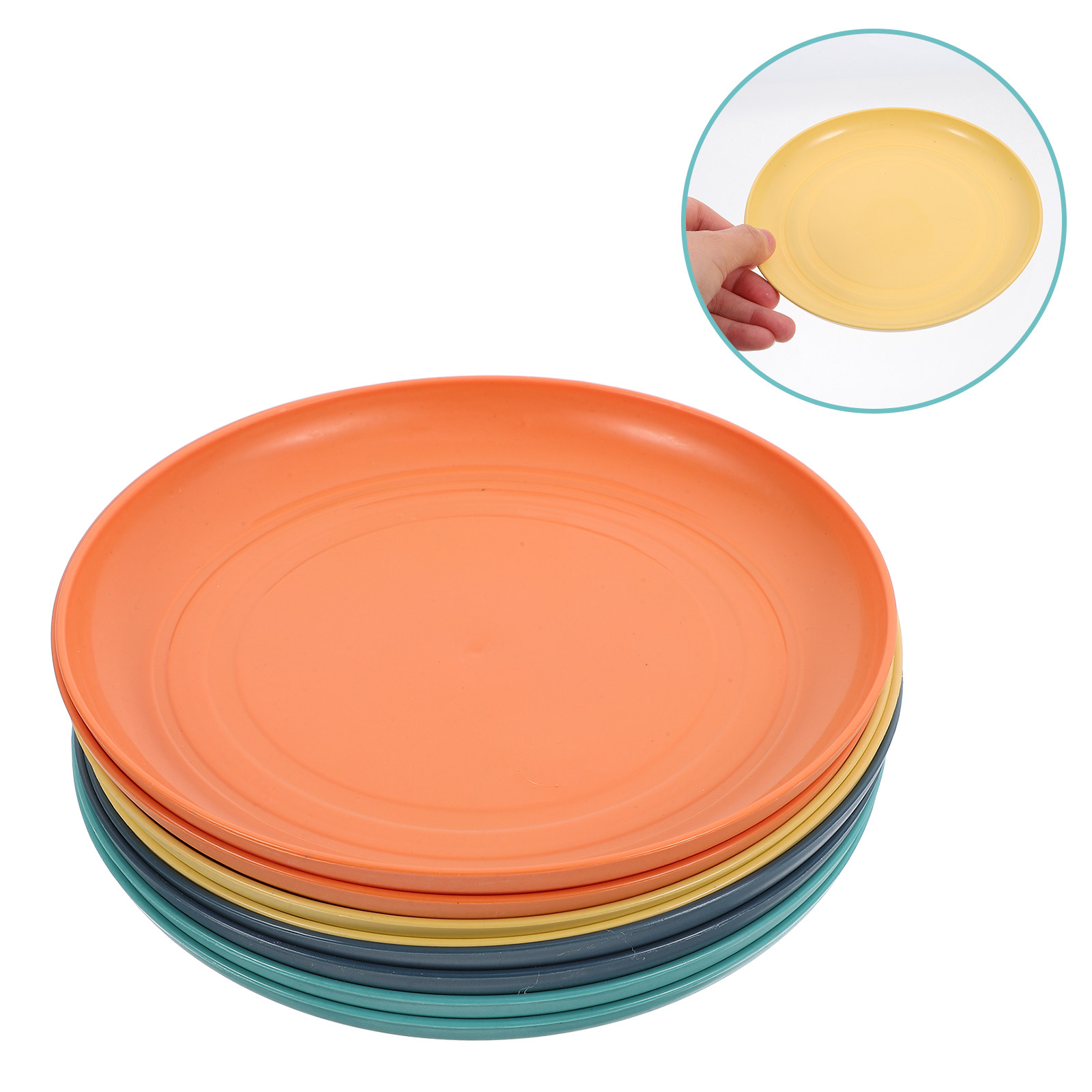 Food Snacks Healthy - 8Pcs Kitchen Snack Plate Set Healthy