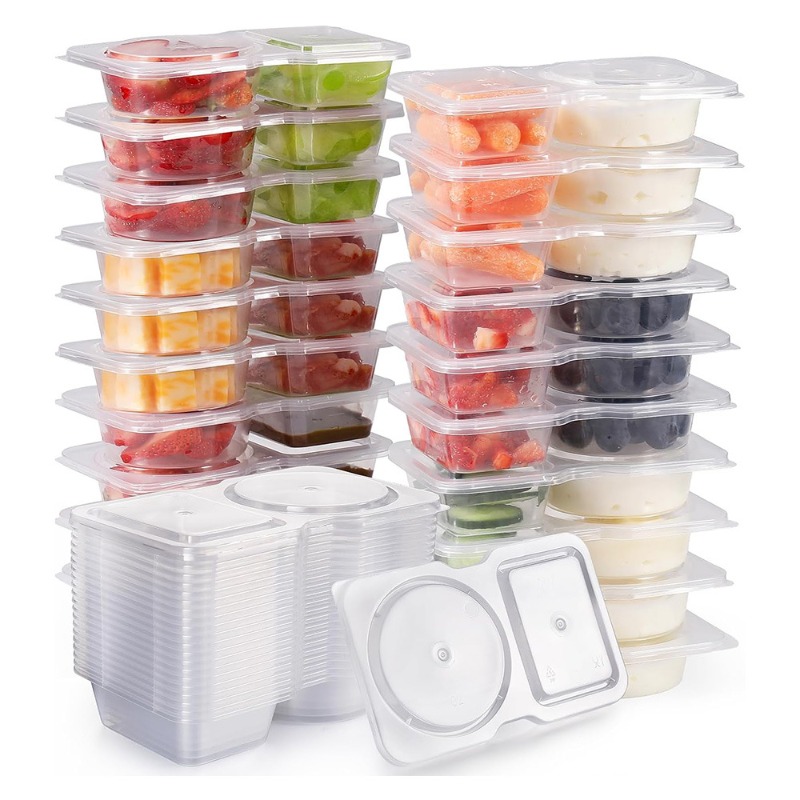 5/10/20/40PCS Double Compartme - đánh giá và giá Food And Snacks For Picnic
