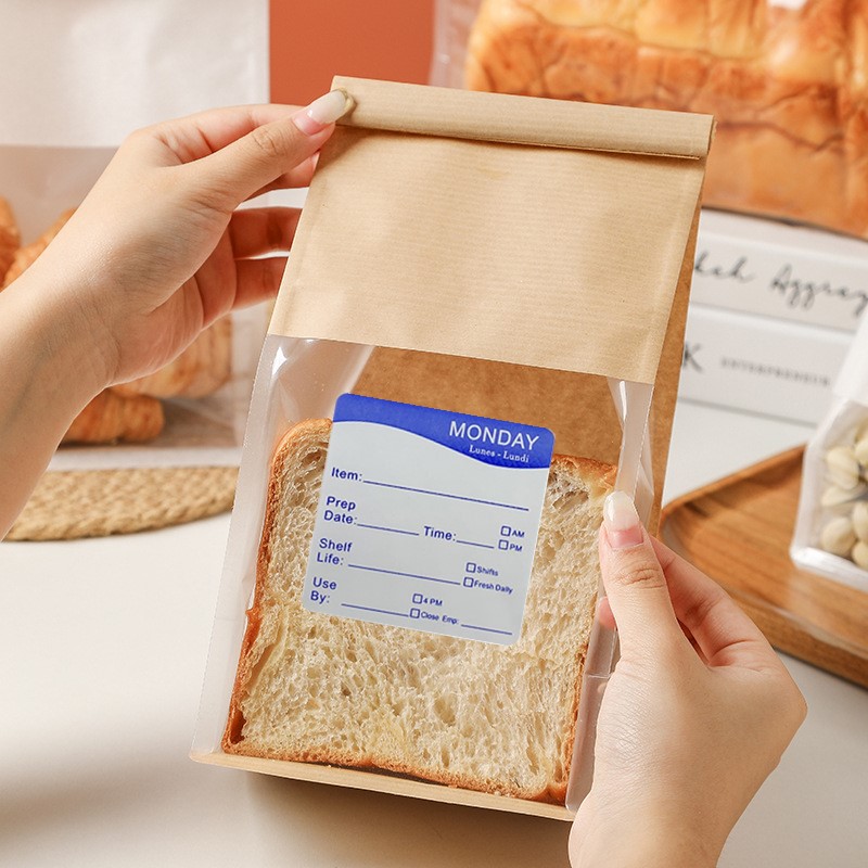 250Pcs/Roll Kitchen Date Food  - đánh giá và giá Snacks Food Labels