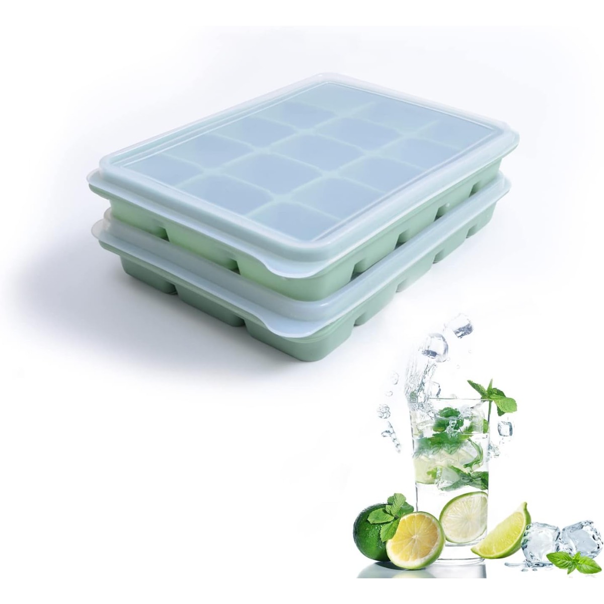 Bamboo Green Silicone Ice Cube - đánh giá và giá Homemade Food Snacks