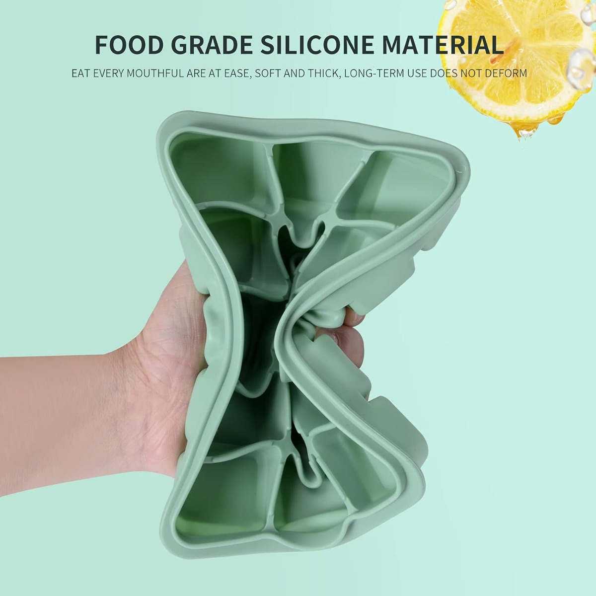 Bamboo Green Silicone Ice Cube - đánh giá và giá Homemade Food Snacks