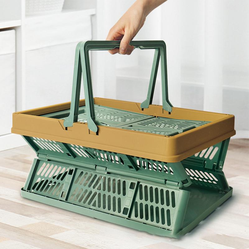 Foldable Picnic Basket Portabl - đánh giá và giá Food Grocery Snacks