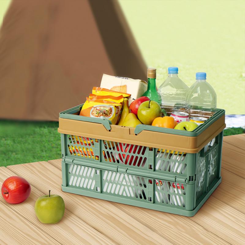 Foldable Picnic Basket Portabl - đánh giá và giá Food Grocery Snacks