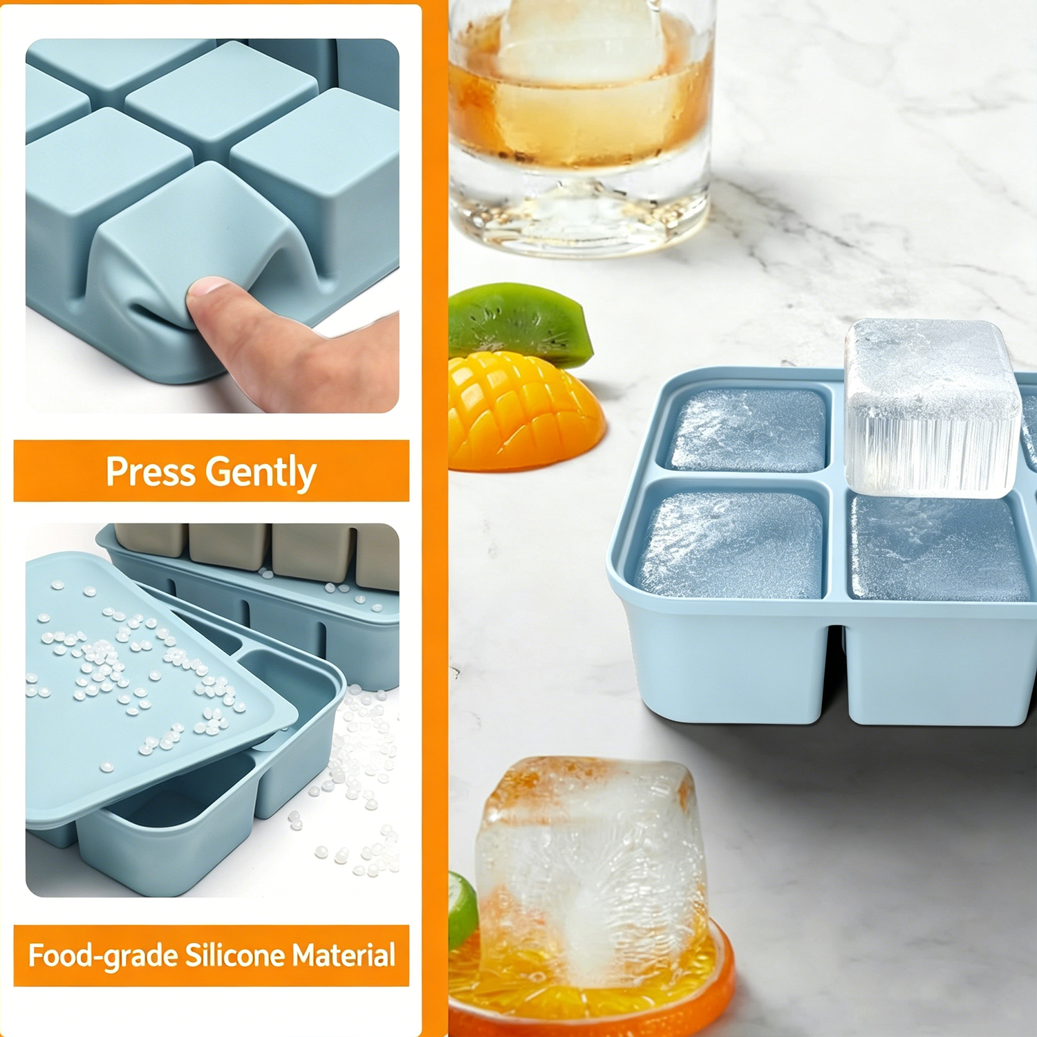 3Pcs Silicone Baby Food Freeze - đánh giá và giá Homemade Food Snacks