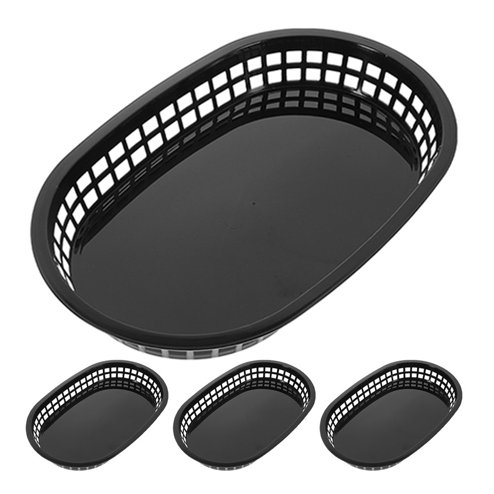 4Pcs Plastic Fruit Basket Set  - đánh giá và giá Food And Snacks For Picnic