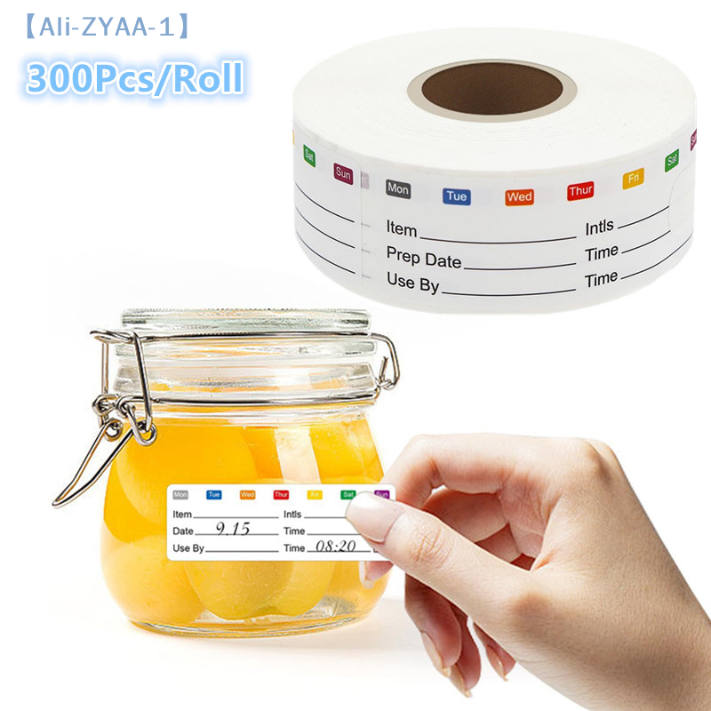 【ZYAA-1】300Pcs/Roll Kitchen Da - đánh giá và giá Snacks Food Labels