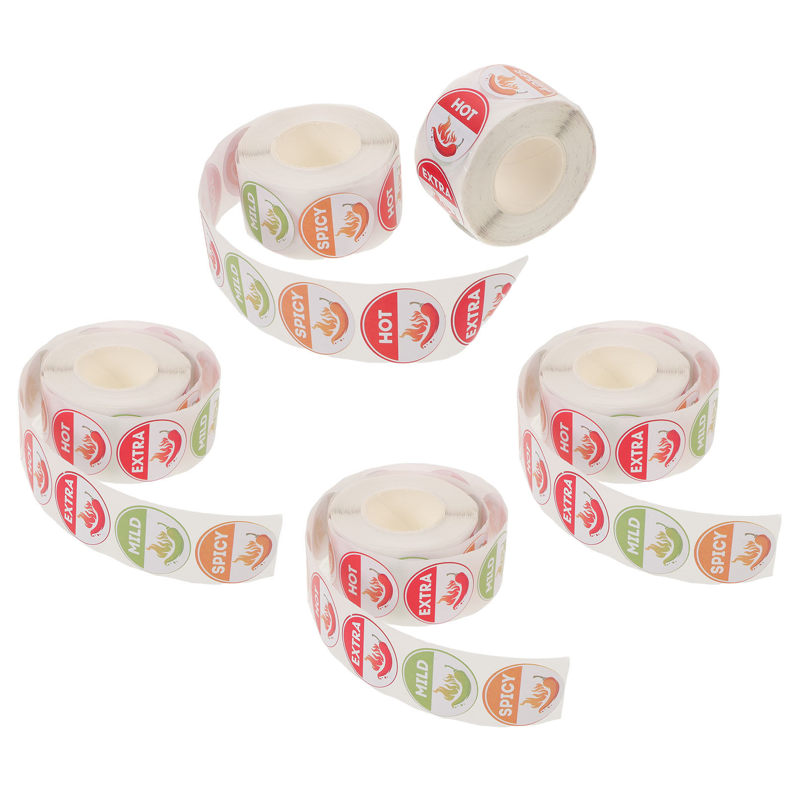 5 Rolls Round Spicy Hot Sticke - đánh giá và giá Snacks Food Labels