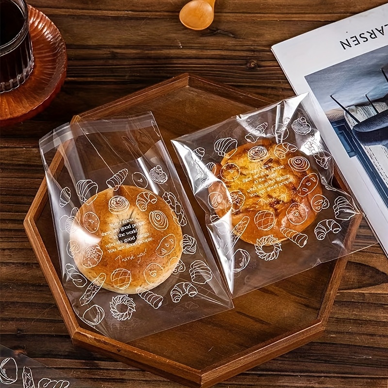 50Pcs Clear Self-Sealing Bread - đánh giá và giá Homemade Food Snacks