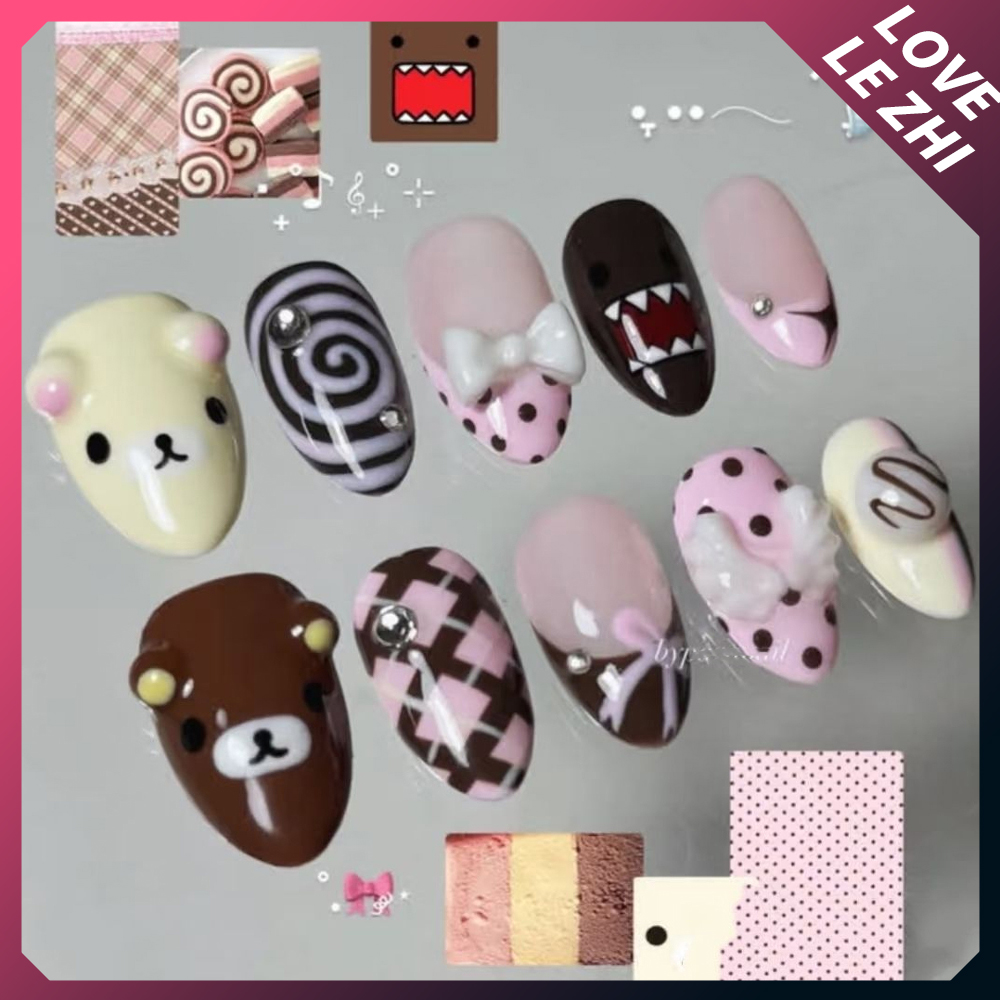 10Pcs Cartoon Kawaii Anime Ril - đánh giá và giá Food Grocery Snacks