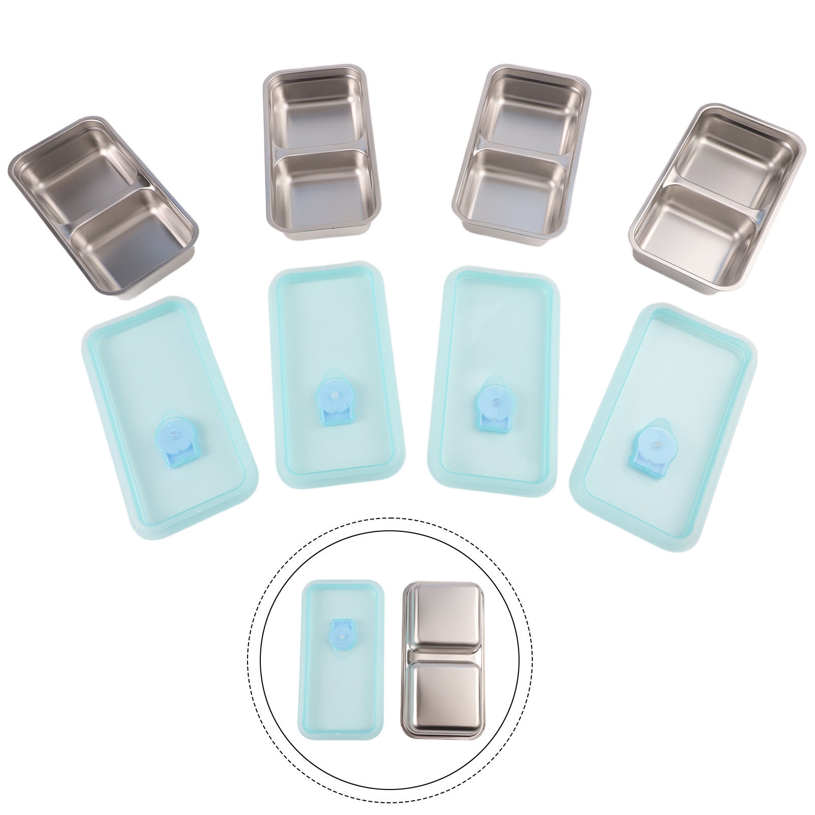 4Pcs Stainless Steel Snack Con - đánh giá và giá Food And Snacks For Picnic