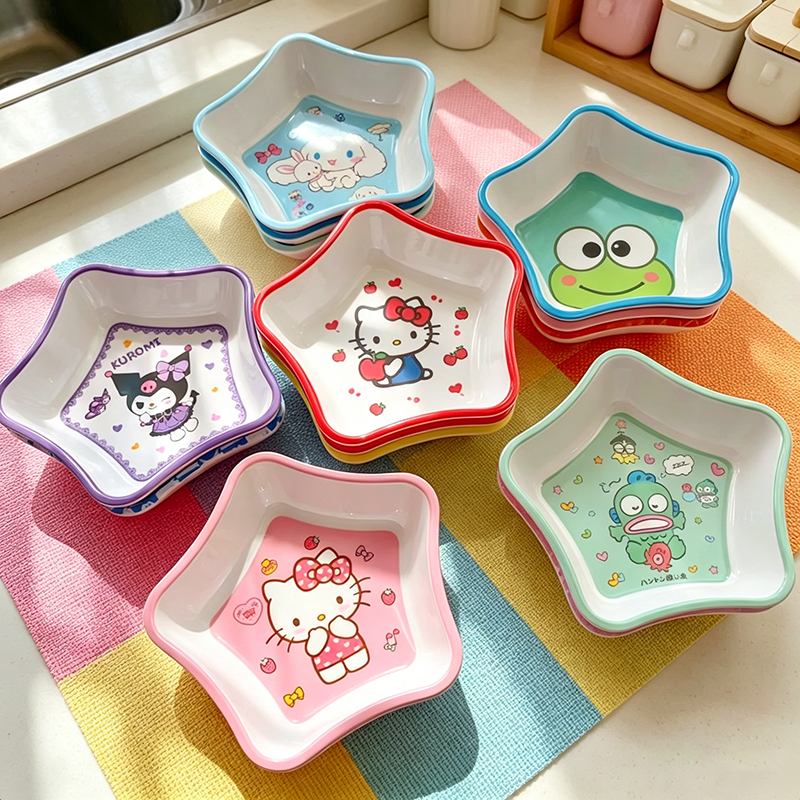 Cute Hello Kitty Bowl Five-poi - đánh giá và giá Food Grocery Snacks