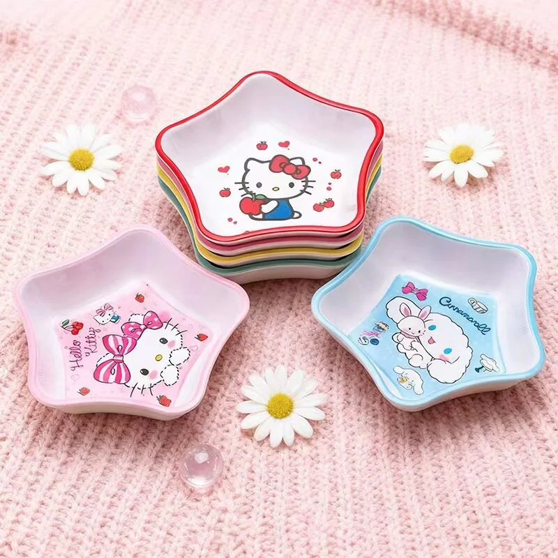 Cute Hello Kitty Bowl Five-poi - đánh giá và giá Food Grocery Snacks