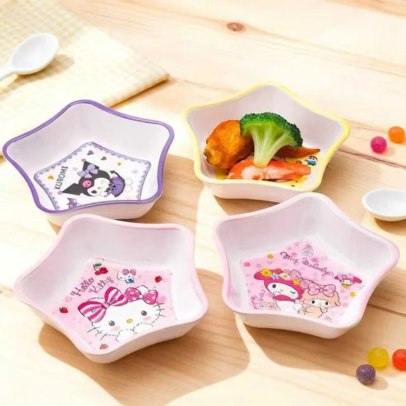 Cute Hello Kitty Bowl Five-poi - đánh giá và giá Food Grocery Snacks